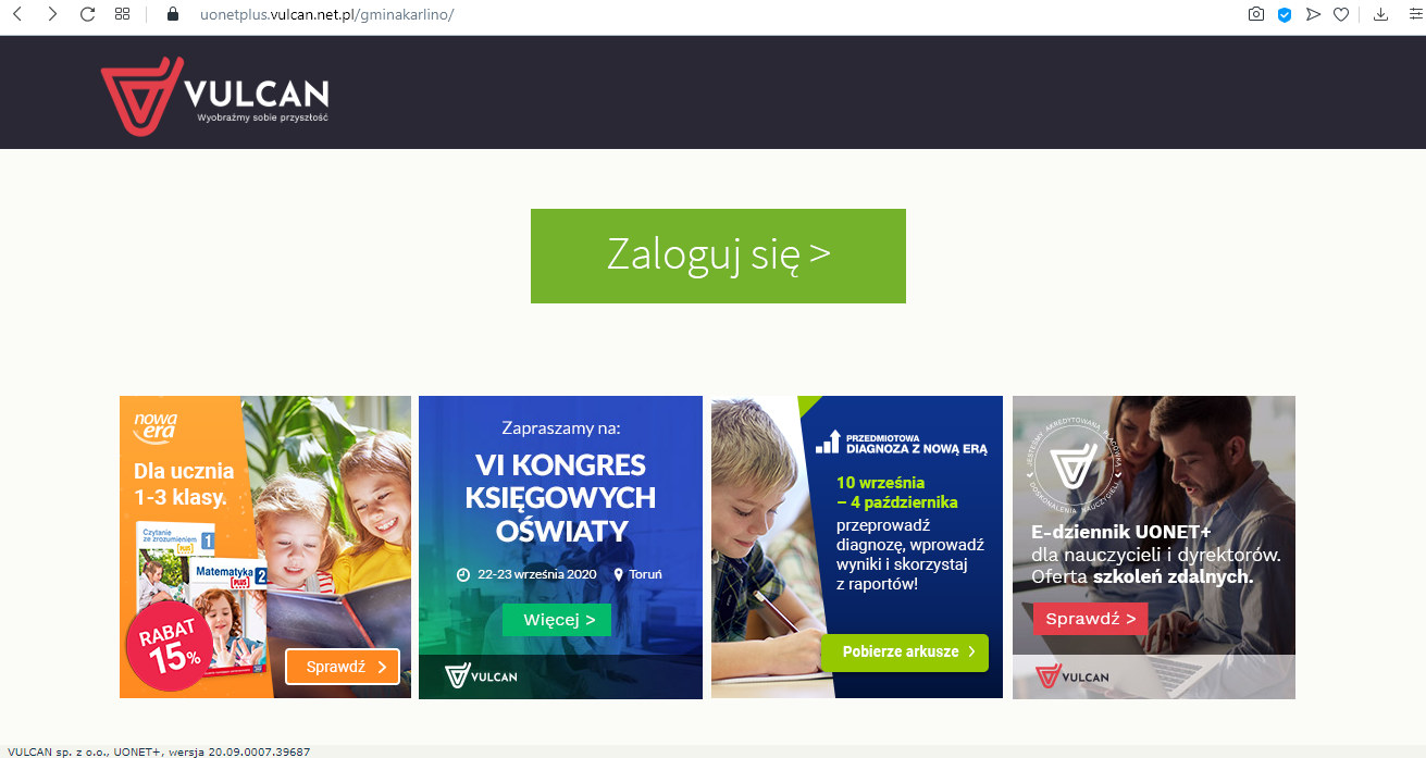 Uonetplus Vulcan Net Pl Opole Dziennik elektroniczny – Zespół Szkół w Karlinie